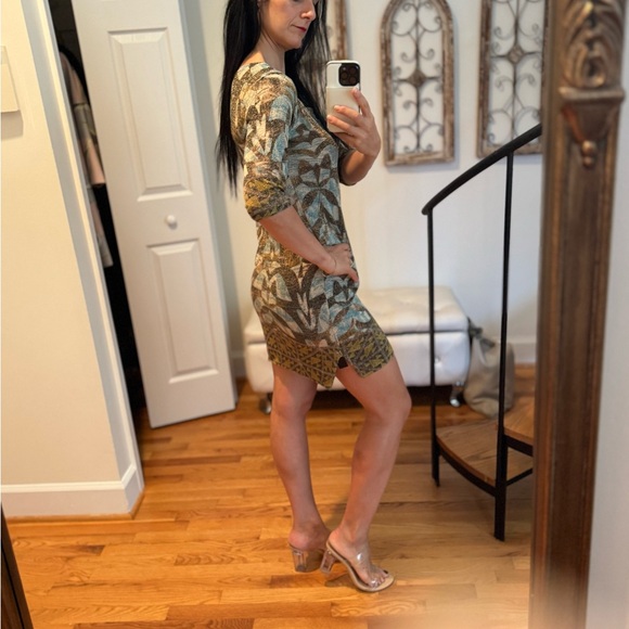 Patterned Knit Dress - Picture 3 of 3